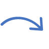 blue curved arrow